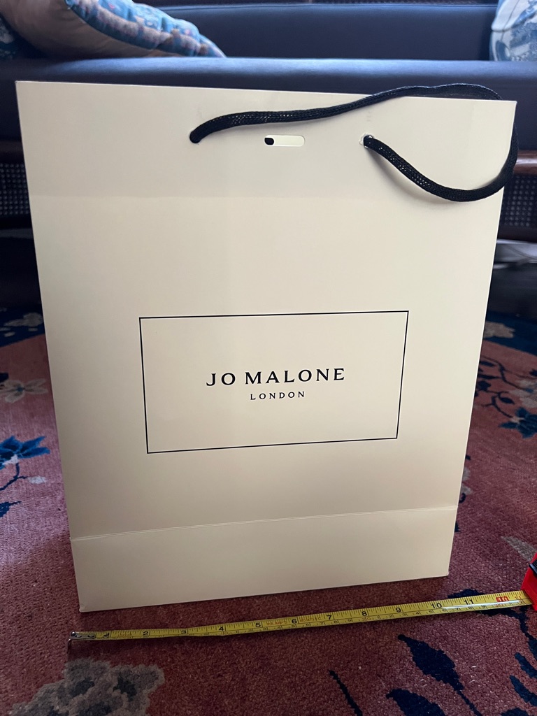 Jo Malone Cream  Black Luxury Gift Bag